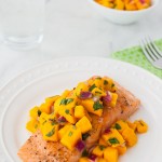 Roasted Salmon with Mango Salsa | stg-tamingofthespooncom-staging.kinsta.cloud