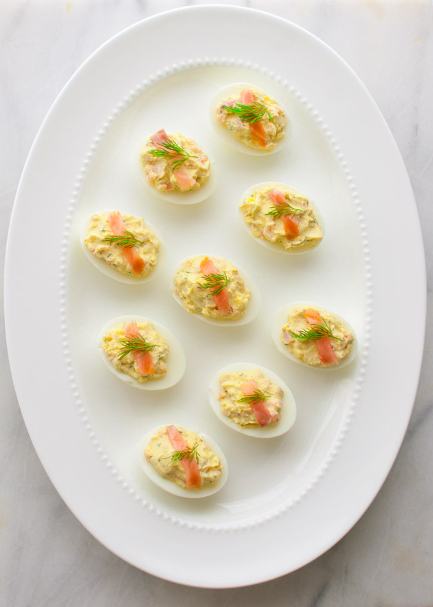 Smoked Salmon Deviled Eggs | stg-tamingofthespooncom-staging.kinsta.cloud
