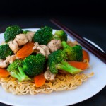 Chicken Vegetable Stir-fry with Crispy Noodles | stg-tamingofthespooncom-staging.kinsta.cloud
