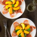 Warm Peach and Prosciutto Salad | stg-tamingofthespooncom-staging.kinsta.cloud