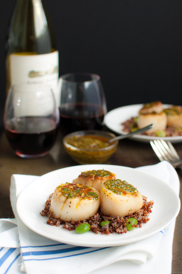 Scallops and Chermoula Sauce | stg-tamingofthespooncom-staging.kinsta.cloud